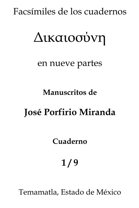 Muestra de Manuscritos Fascímiles de los Cuadernos Delta